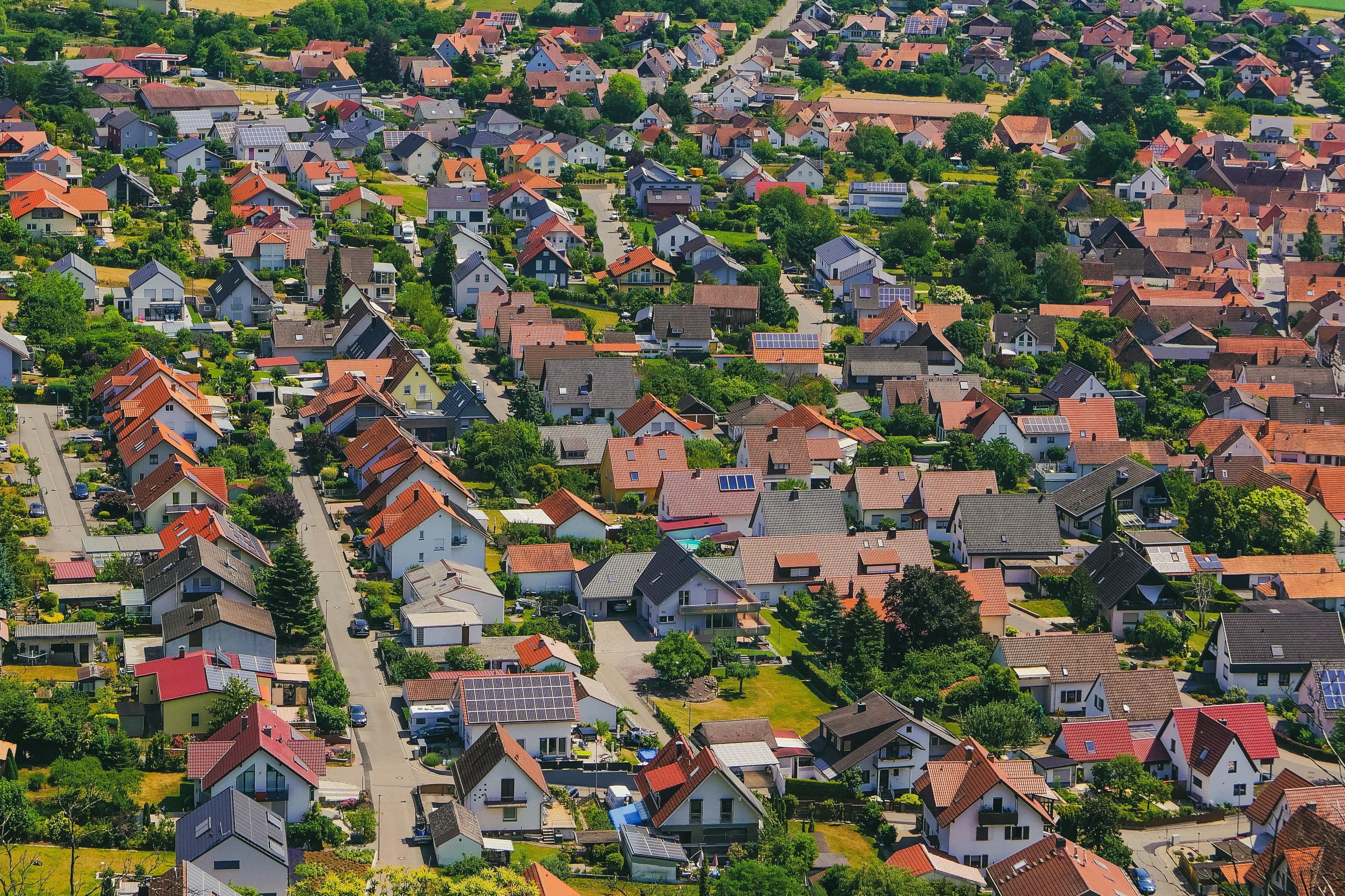 Lemon Grove neighborhood with lush green trees and residential streets in San Diego
